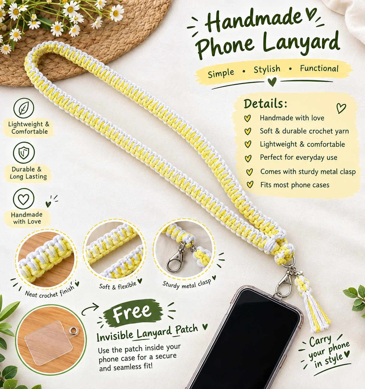 Yellow & White